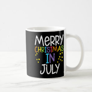 Merry Christmas In July Stars Summer Xmas Men Coffee Mug