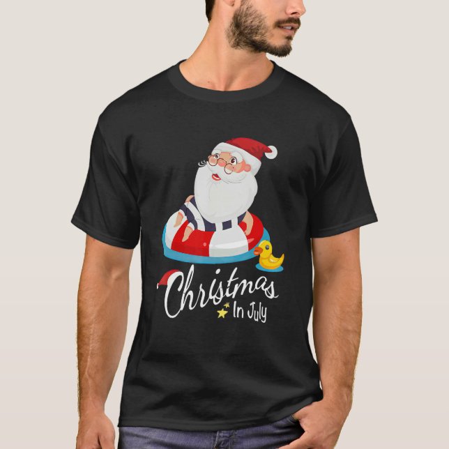 Merry christmas in July T-Shirt (Front)
