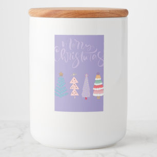 merry christmas in pastel for women tank top woode food label