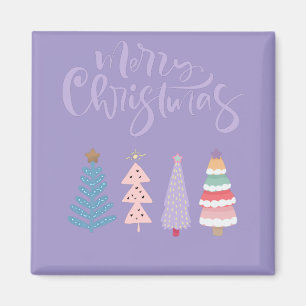 merry christmas in pastel for women tank top woode magnet