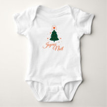 Merry Christmas in red: classic fir tree and cheer