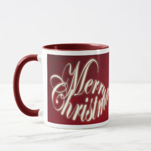 Merry Christmas in Red Mug