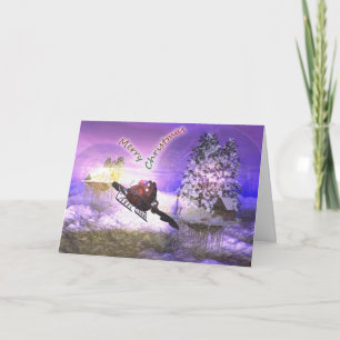 Merry Christmas in the Sky Holiday Card
