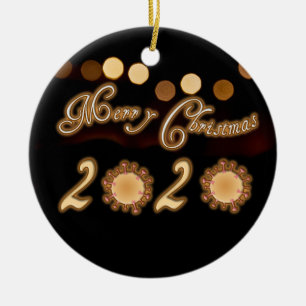 Merry Christmas in times of Corona! Ceramic Ornament