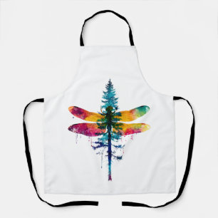 Merry Christmas insect Lover Xmas Dragonfly Christ Apron