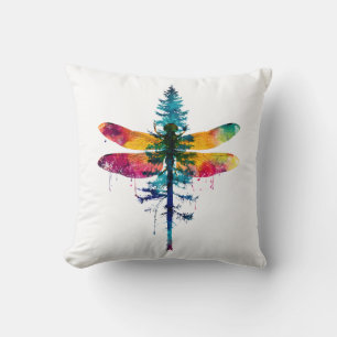 Merry Christmas insect Lover Xmas Dragonfly Christ Cushion