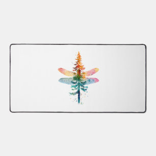 Merry Christmas insect Lover Xmas Dragonfly Christ Desk Mat