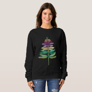 Merry Christmas insect Lover Xmas Dragonfly Christ Sweatshirt