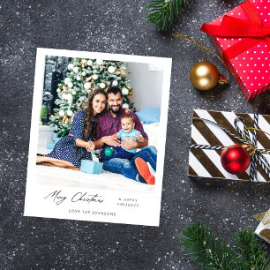 Merry Christmas Instant Photo Minimalist - Small