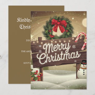Merry Christmas Invitation