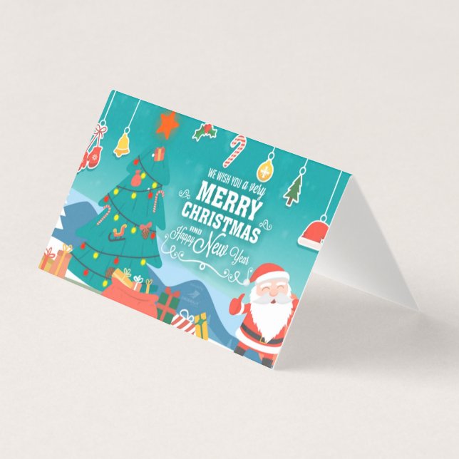 Merry Christmas Invitation Cards  (Front)