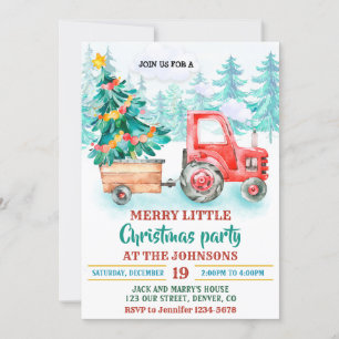 Merry Christmas invitation Christmas party invite