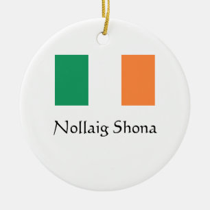 Merry Christmas Irish Ornament