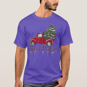 Merry Christmas Italian Buon Natale - Retro Holida T-Shirt