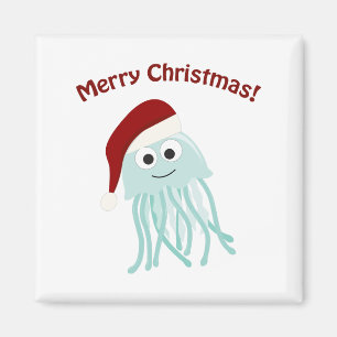 Merry Christmas! Jellyfish Magnet