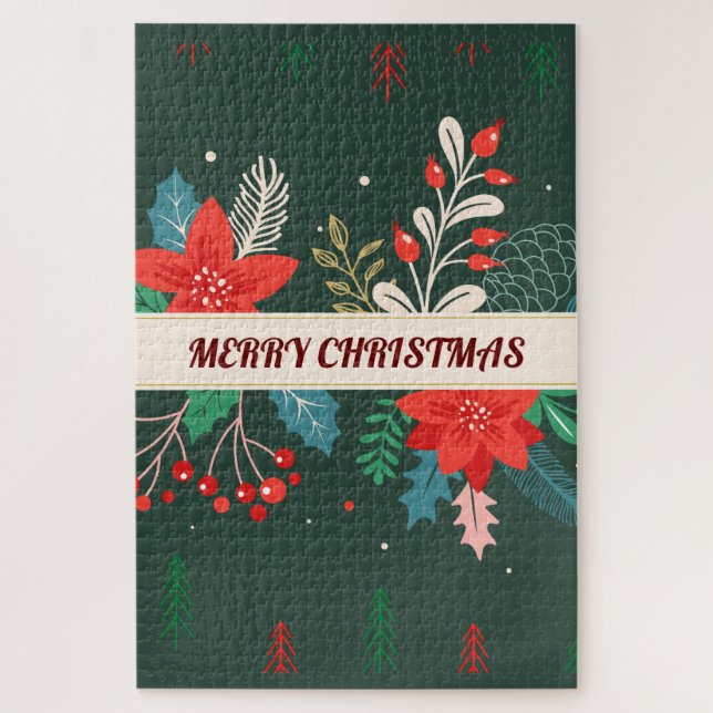 Merry Christmas Jigsaw Puzzle (Vertical)