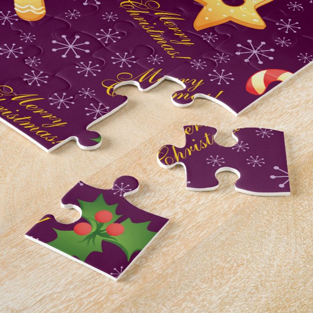 Merry Christmas Jigsaw Puzzle (Side)
