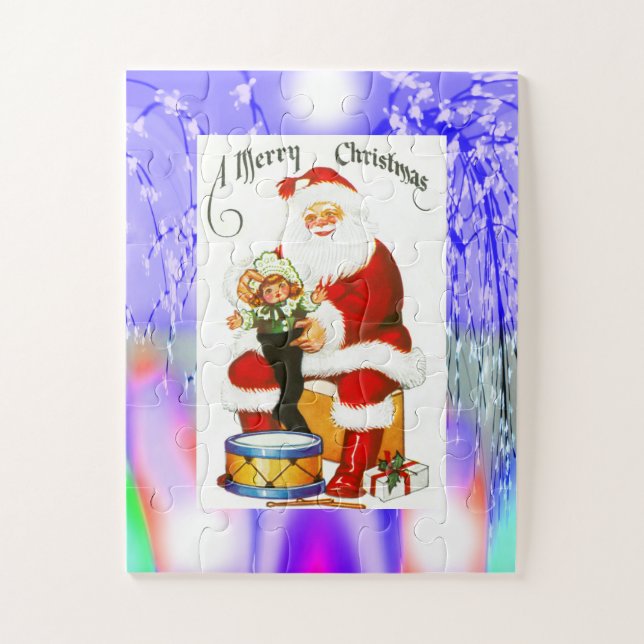 Merry Christmas Jigsaw Puzzle (Vertical)