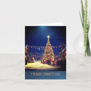Merry Christmas Jingle bells  Holiday Card