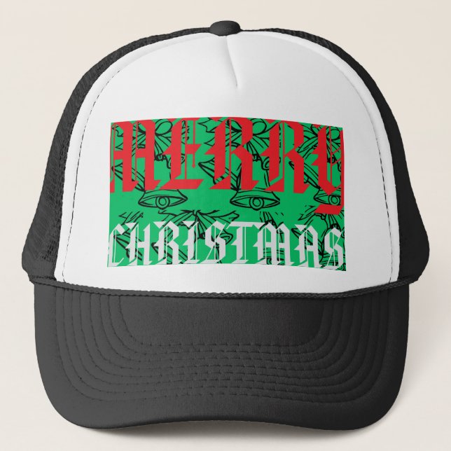 Merry Christmas(JINGLE BELLS) Trucker Hat (Front)