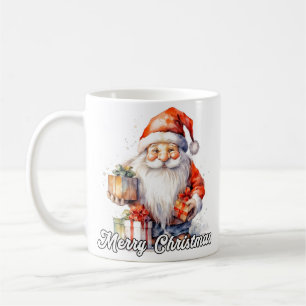 Merry Christmas Jolly Little Santa Claus Coffee Mug