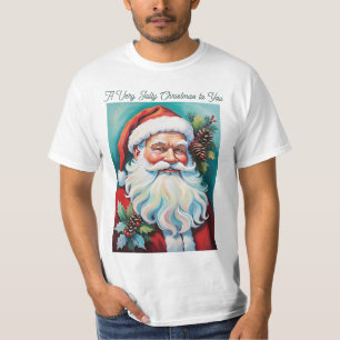 Merry Christmas Jolly Santa Clause T-Shirt