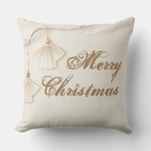 Merry Christmas/Joyeux Noel Cushion