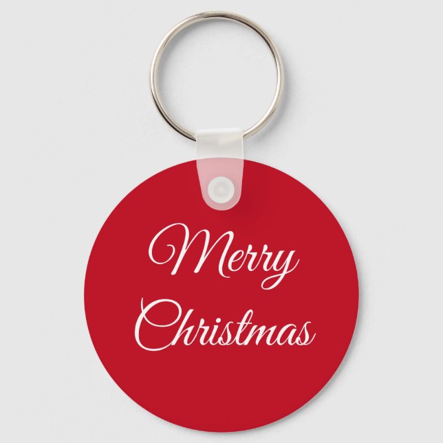 Merry Christmas Key Ring (Front)