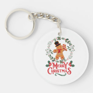 Merry Christmas Key Ring
