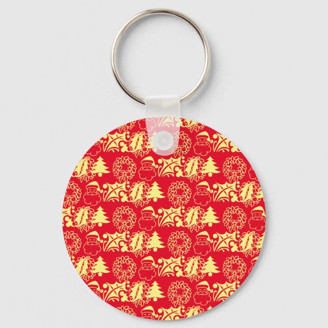 Merry Christmas Key Ring (Front)