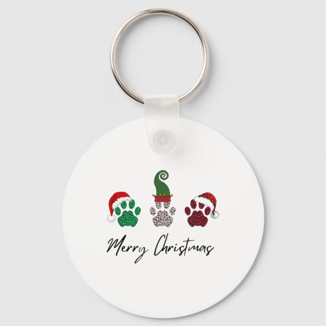 Merry Christmas  Key Ring (Front)
