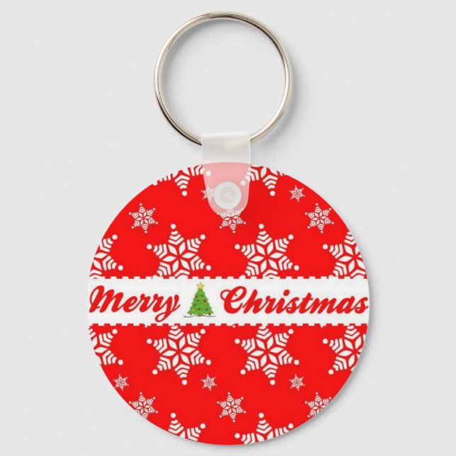 Merry Christmas Key Ring (Front)