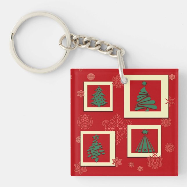 Merry Christmas Key Ring (Front)