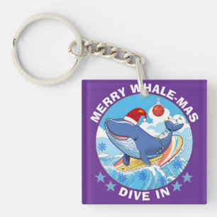 Merry Christmas Key Ring
