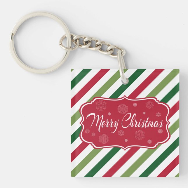 Merry Christmas Key Ring (Front)