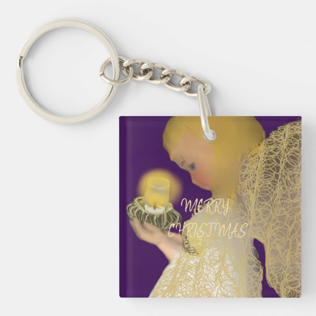 Merry Christmas Key Ring (Front)