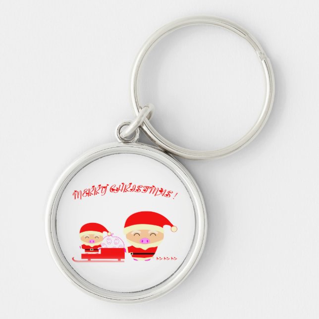 Merry Christmas Key Ring (Front)