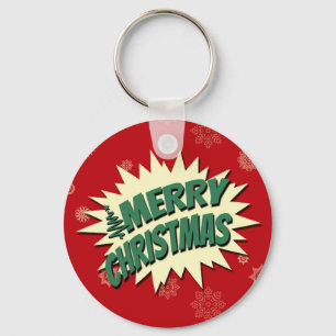 Merry Christmas Key Ring