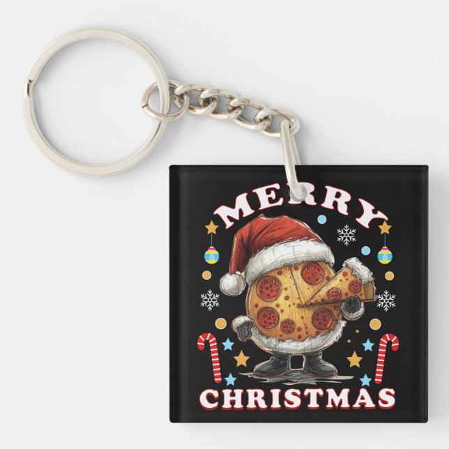 Merry Christmas Key Ring (Front)