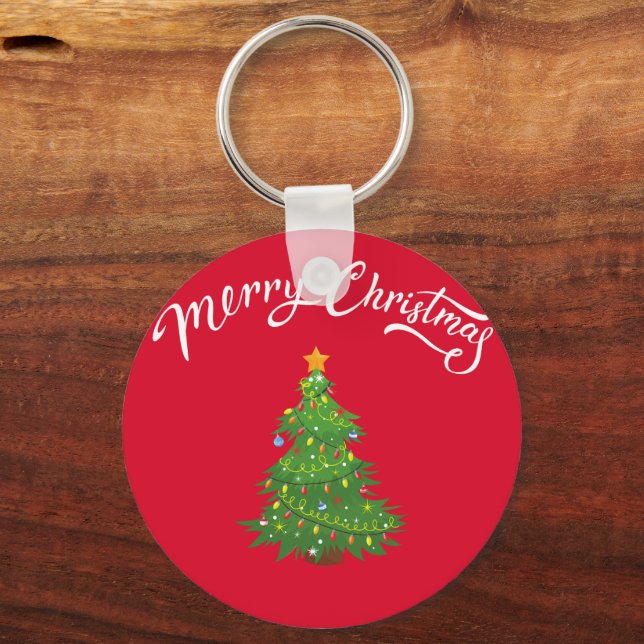 Merry Christmas Key Ring (Front)