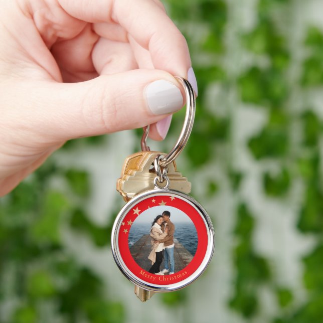 Merry Christmas Keychain (Hand)