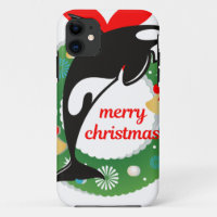 merry christmas killer whale