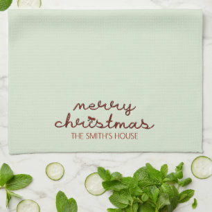 Merry Christmas Kitchen Towels