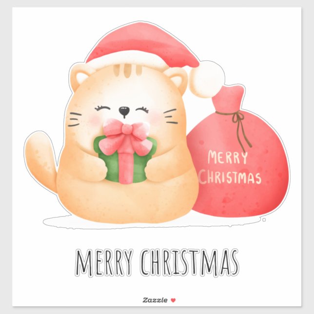 Merry Christmas Kitten (Sheet)
