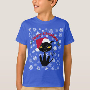 Merry Christmas Kitty Cat T-Shirt