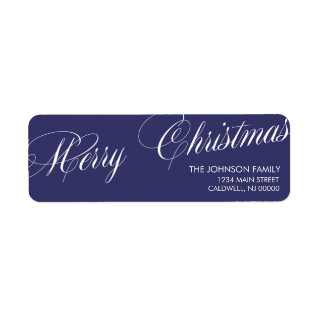 Merry Christmas Labels | Holidays (Front)