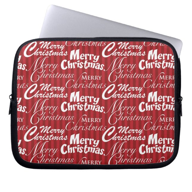 Merry Christmas Laptop & Netbook Sleeves (Front)