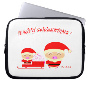 Merry christmas laptop sleeve