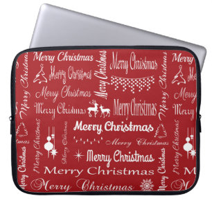 Merry Christmas Laptop Sleeve