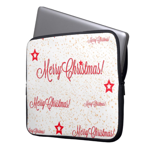 Merry Christmas! Laptop Sleeve (Front Left)